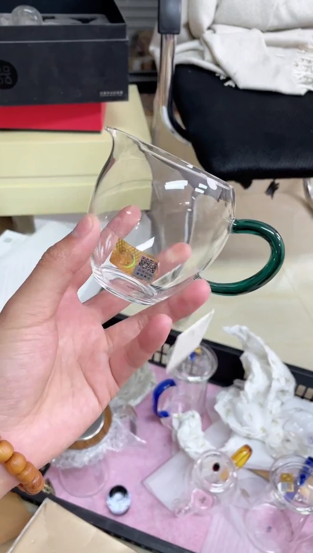 禾器/晶彩悠然茶海/墨绿