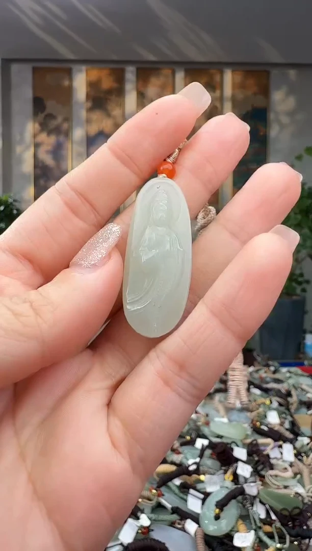 颈饰未镶嵌和田玉拍一发一多样性发货