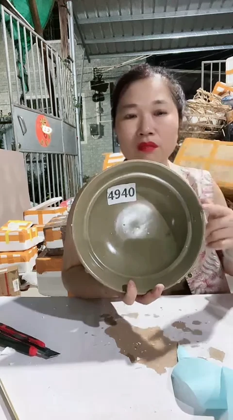 4940瑕疵绿色煎盘