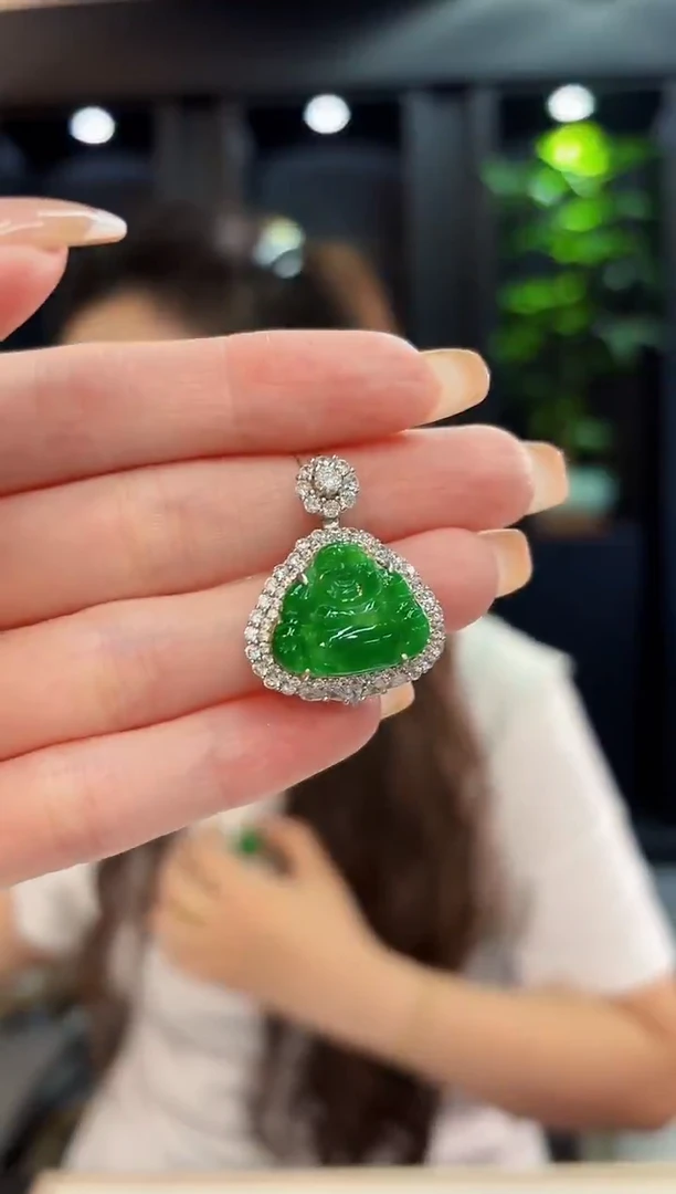 吊坠(不含链)未镶嵌翡翠 缅料A货/支持复检/一件