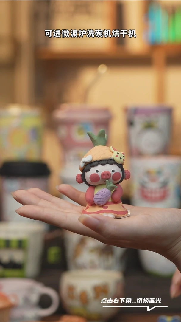 摆件A1587设计师原创手绘陶瓷