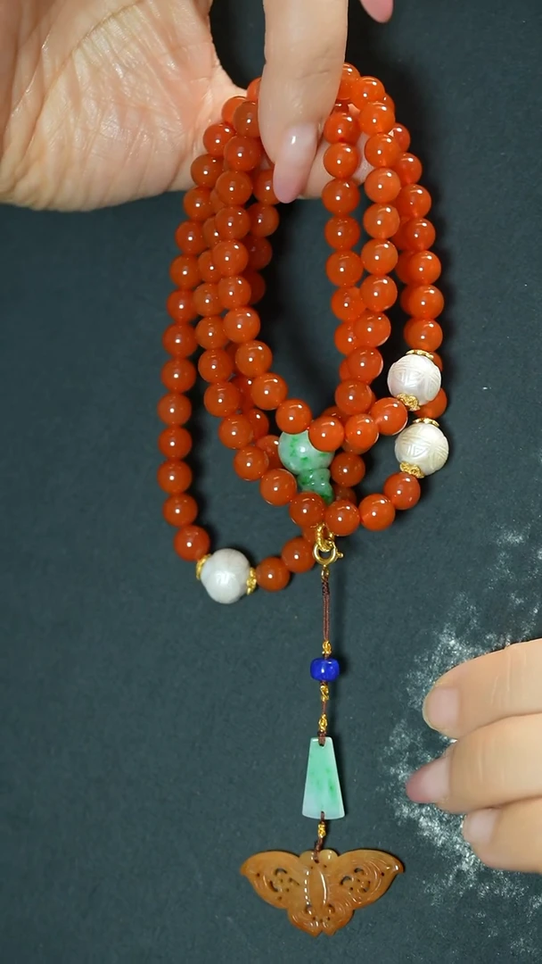 【闪购商品】南红玛瑙项链未镶嵌支持48小时鉴赏