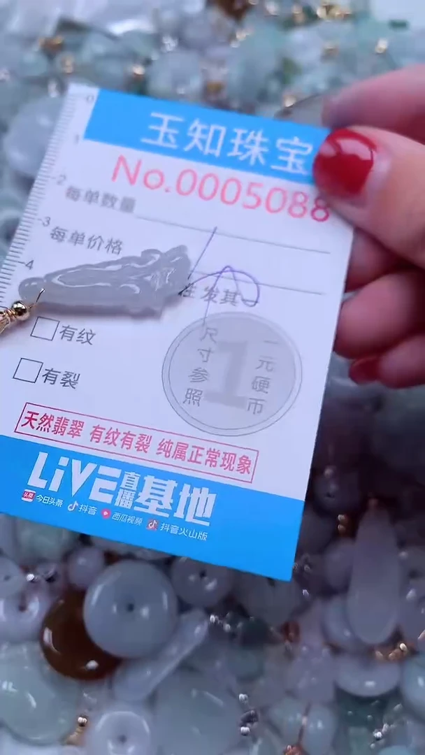 吊坠(不含链)未镶嵌翡翠5088