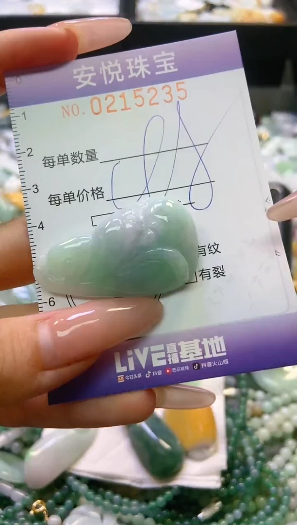 翡翠未镶嵌颈饰闪购0215235
