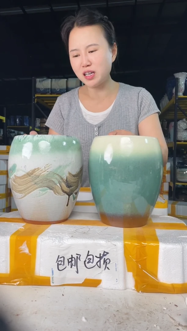 宜兴紫砂粗陶花盆15/21