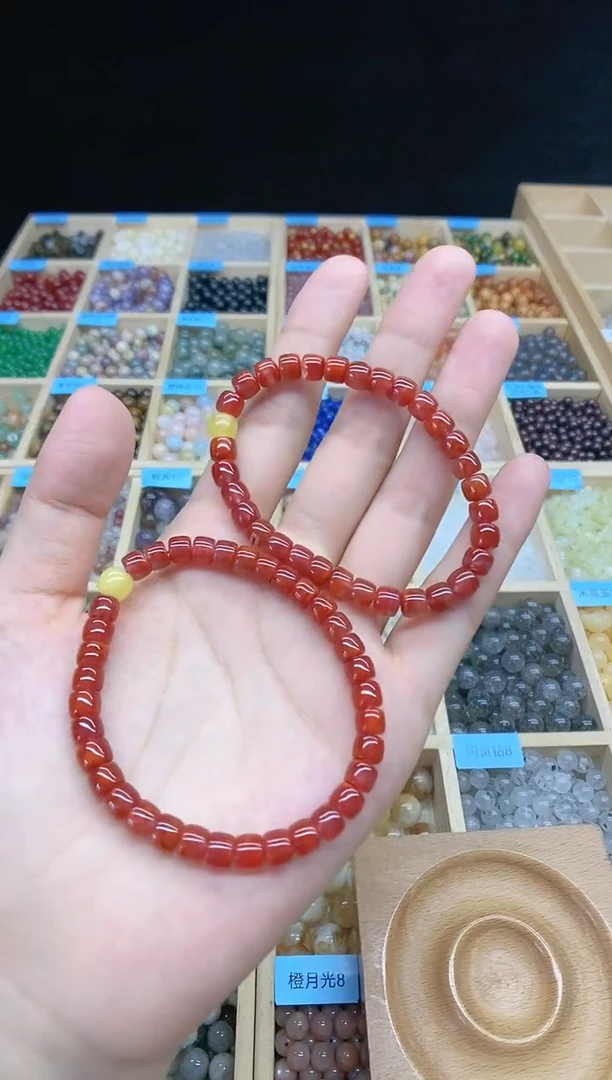 手链未镶嵌南红玛瑙168（需拍两个 ）南红老型珠手串多样性发一