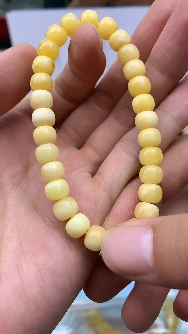 裸石蜜蜡未镶嵌手串卡8