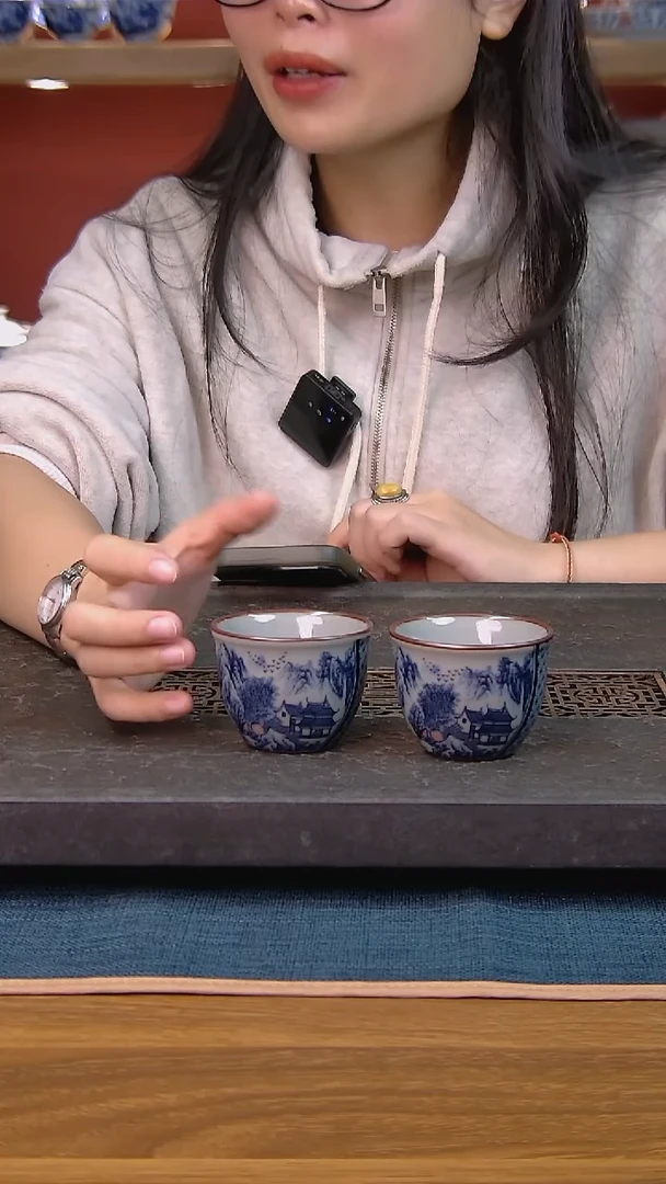 彼***你简装家用款2件套 老陶泥开片纹陶瓷茶具