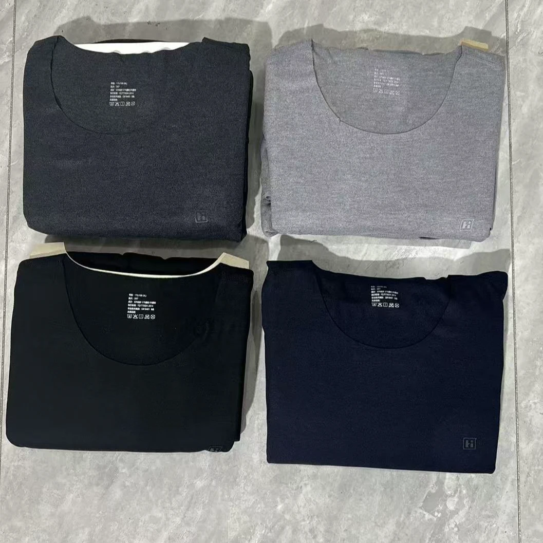 【HLZJ0024男士保暖套】秋冬天打底套装男士保暖蓄热