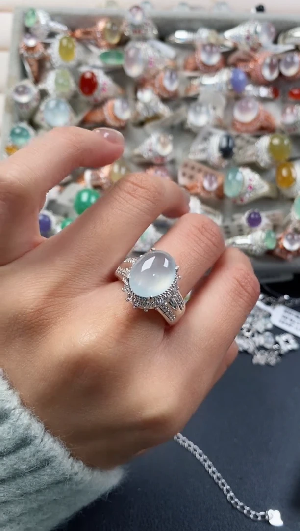 未镶嵌戒指翡翠4444444+2