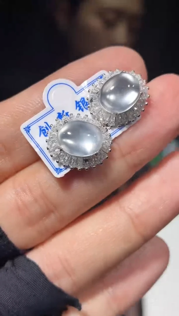 银S925镶嵌定制石英质玉48多样性发货（发其一）