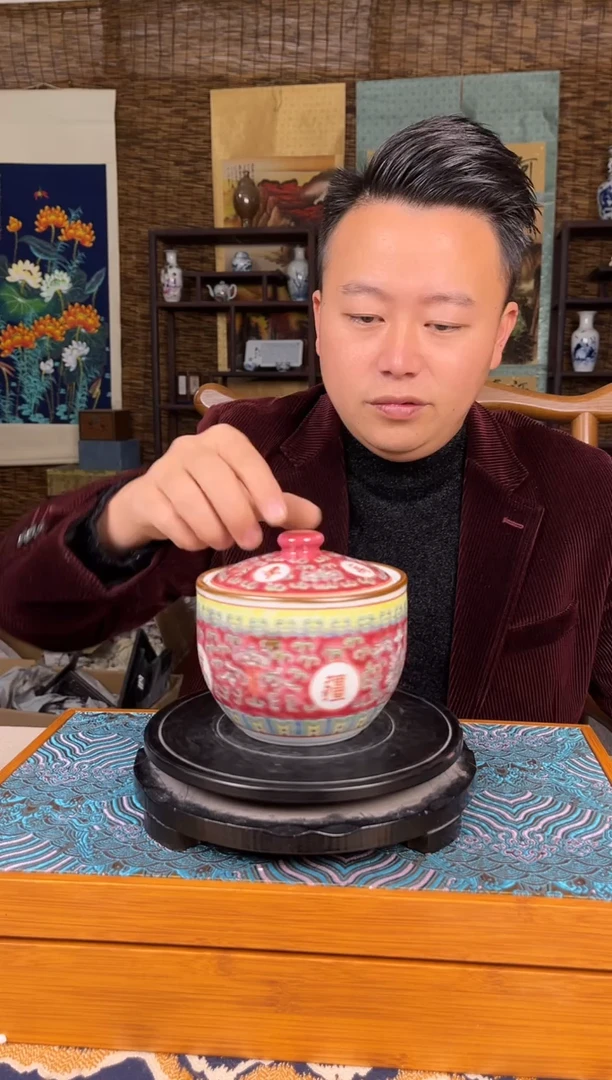 摆件瓷景德镇陶瓷摆件B737