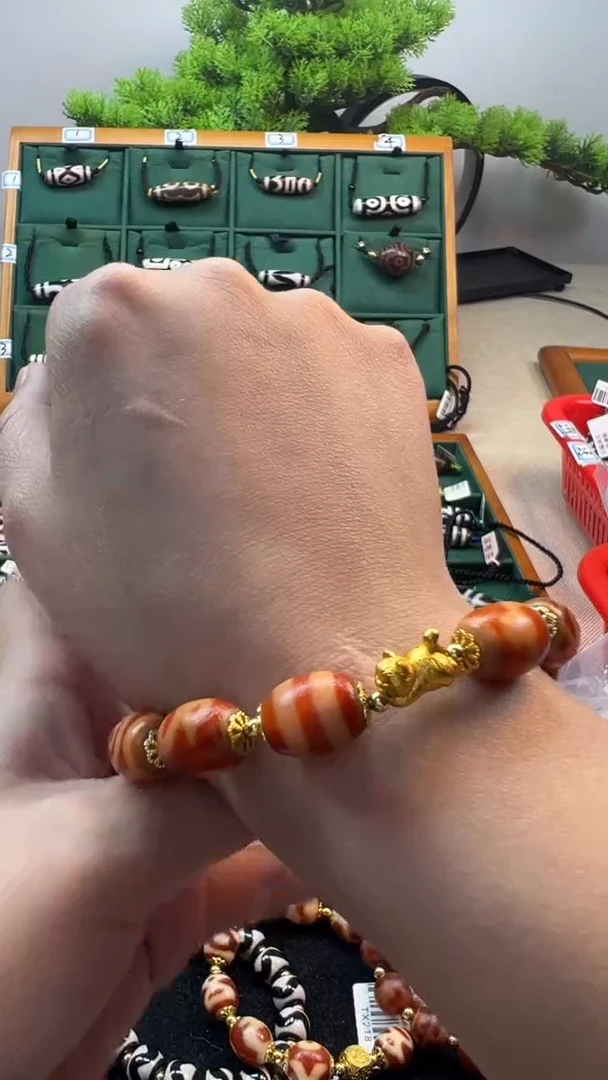 玛瑙/玉髓（覆膜）颈饰未镶嵌79（微瑕随机发货）