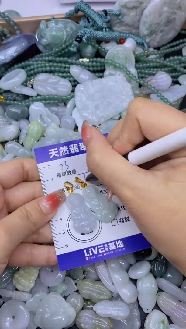 颈饰未镶嵌翡翠天然翡翠A货批量多样性发一件