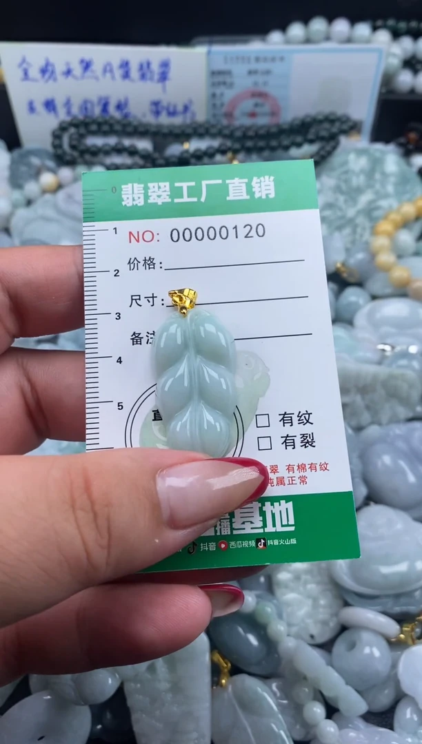 翡翠未镶嵌颈饰天然A货翡翠0120
