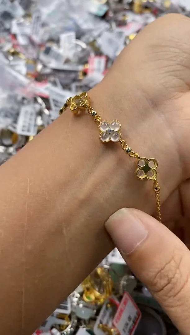 银S925镶嵌戒指翡翠999-----8