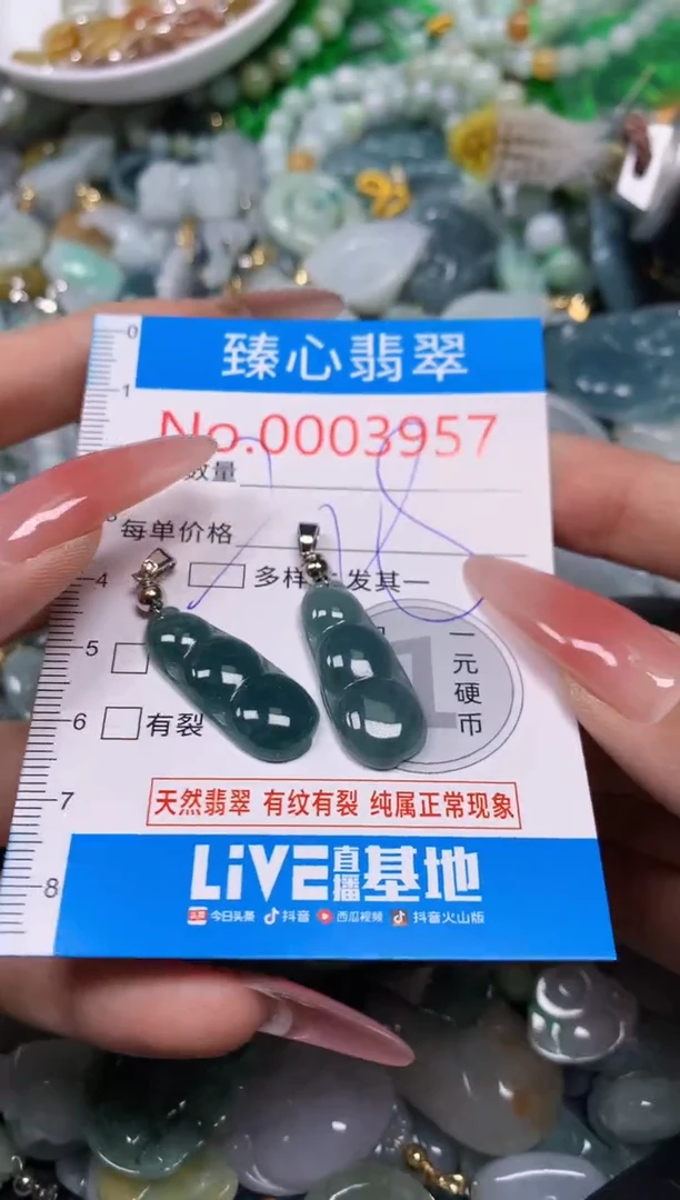 【闪购商品】翡翠颈饰未镶嵌含绳0003957