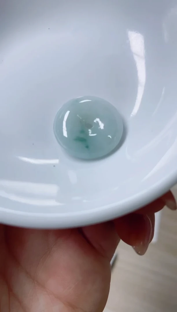 翡翠未镶嵌颈饰3天然缅甸翡翠A货小平安扣