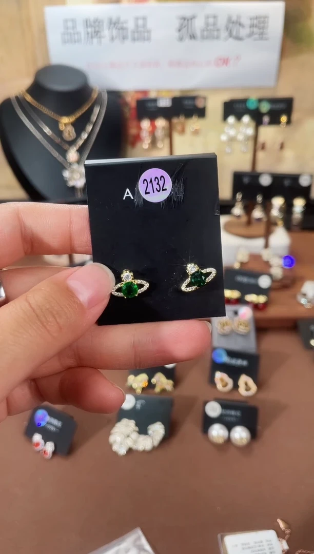 合金925银锆石豆2132