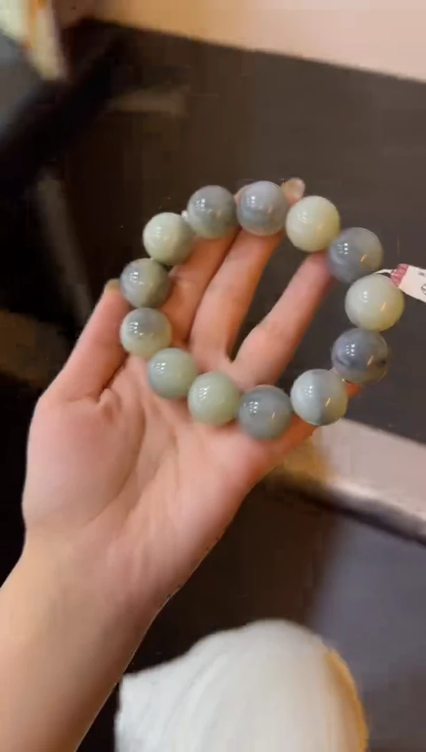 未镶嵌手串和田玉青花手串（产地直发）