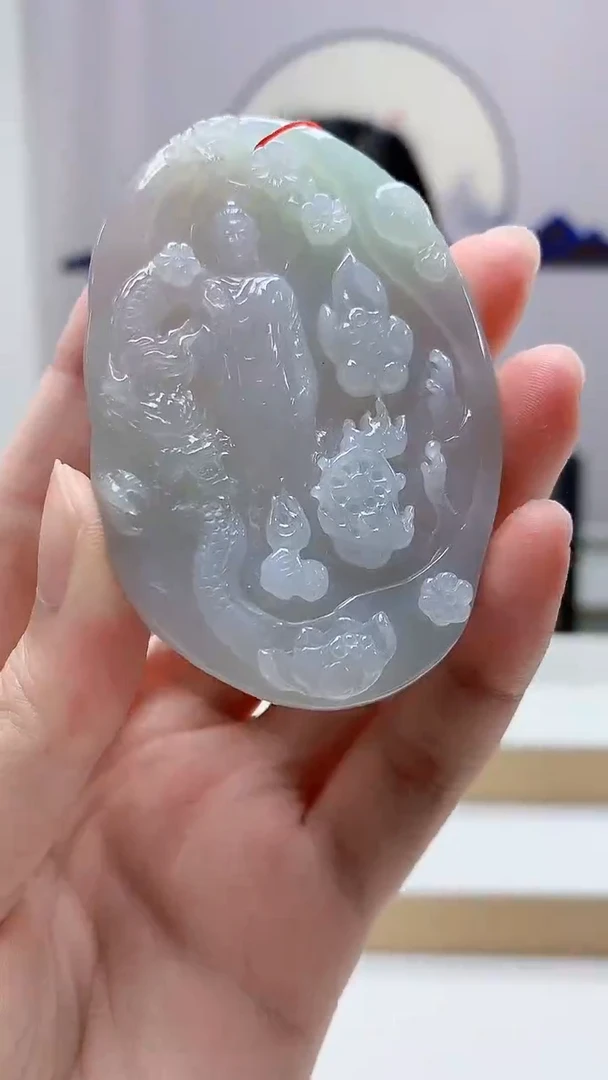 未镶嵌定制翡翠4852zm-毛货挂件啊咪30