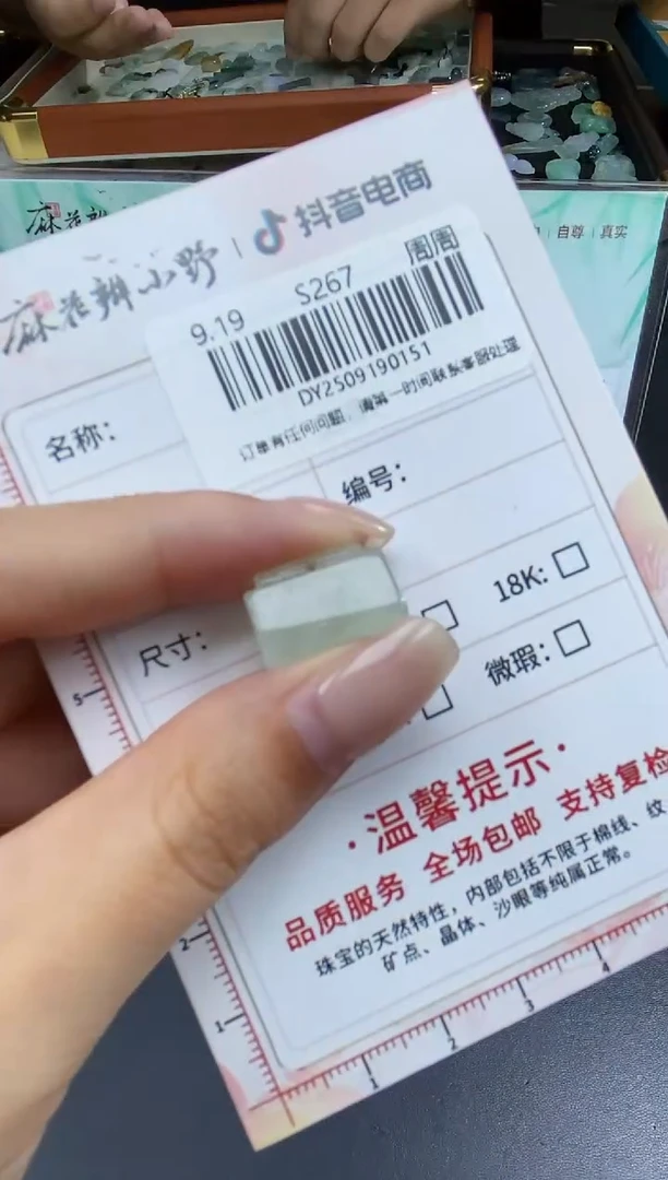 颈饰未镶嵌翡翠天然翡翠A货151