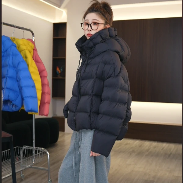 2025新款上新90鹅绒宽松厚款女士羽绒服—8117