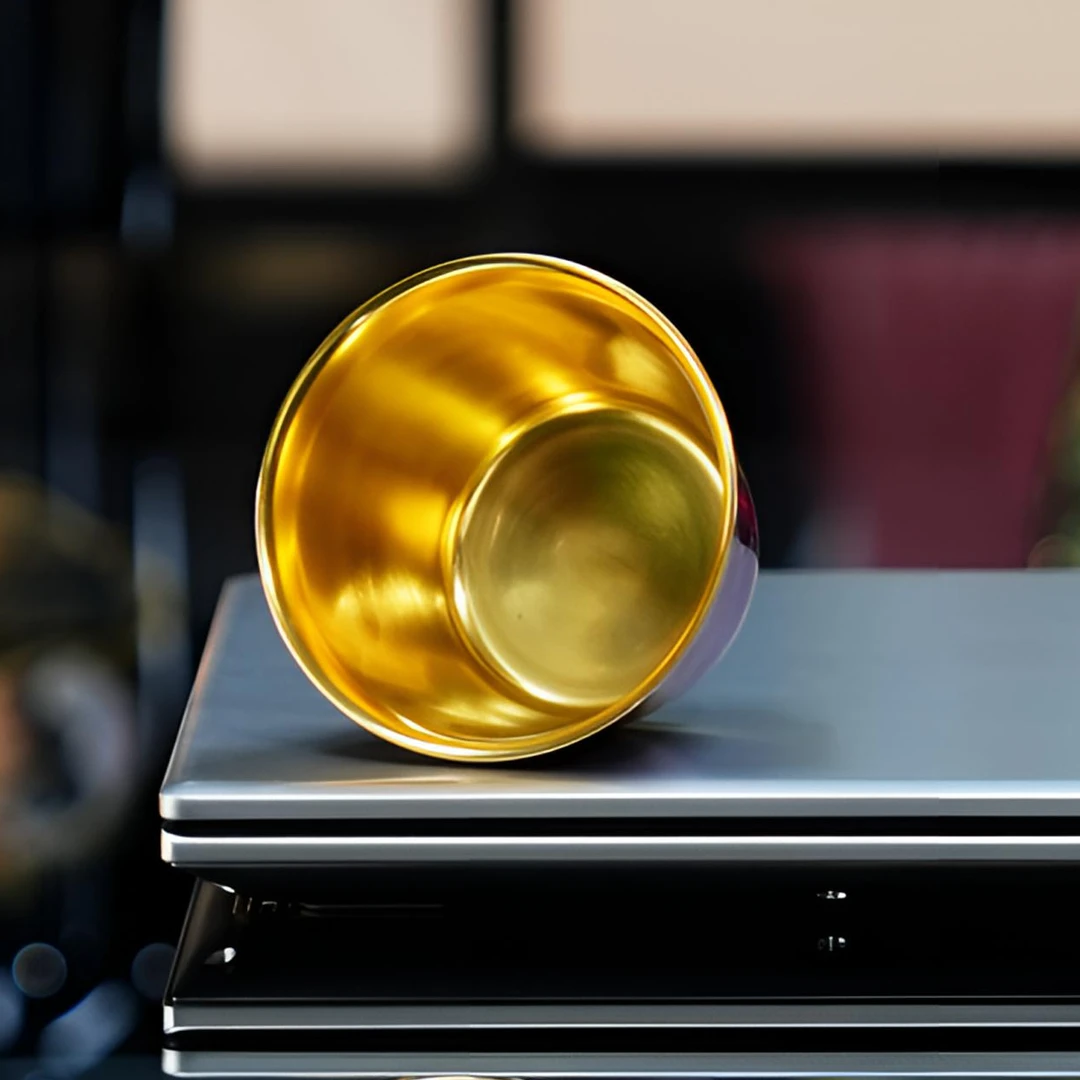 迪夫人星河霞光紫（海洋之星）手作高白泥主人茶杯纯手工