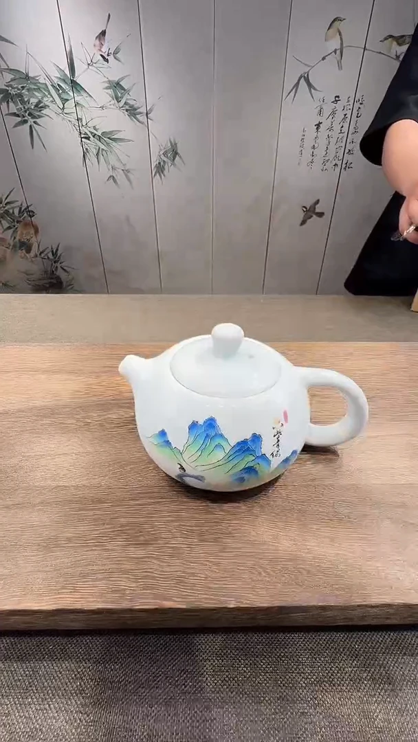 @微光茶器只此青绿江山西施壶X191