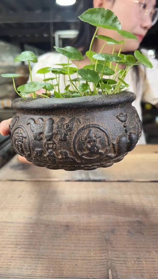 陶土聚宝盆（不带绿植）