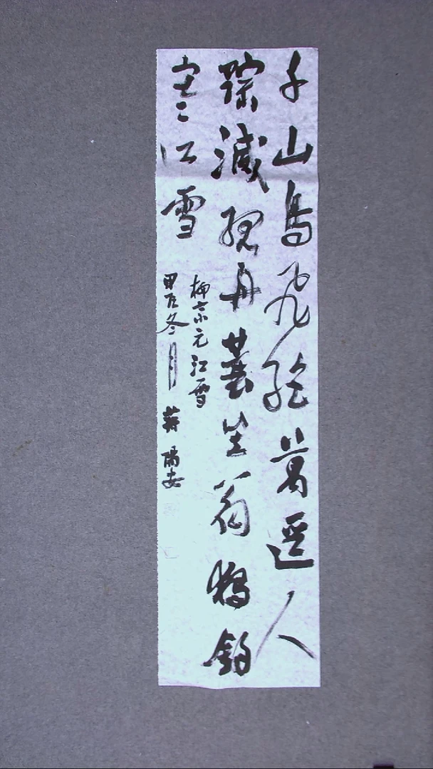 书法蒋阳安 陕西西安138*34尺寸