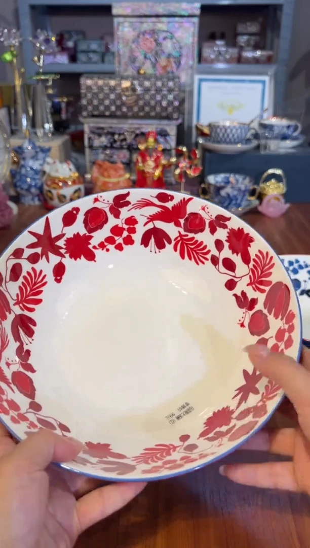 58马蒂斯大汤碗（红）