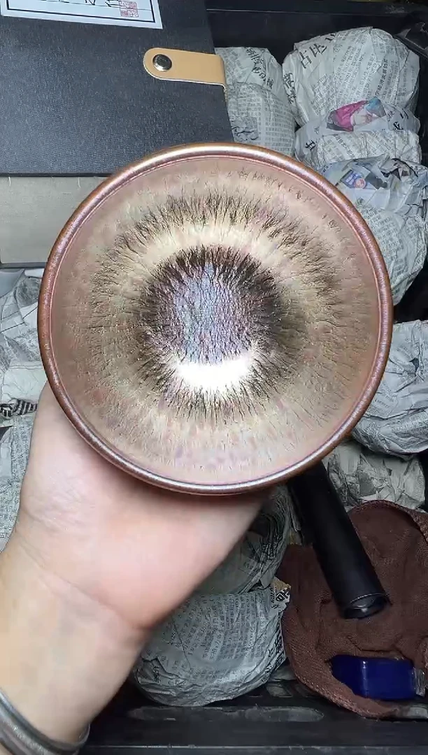 茶盏金丝万缕 盏三疯建盏茶器