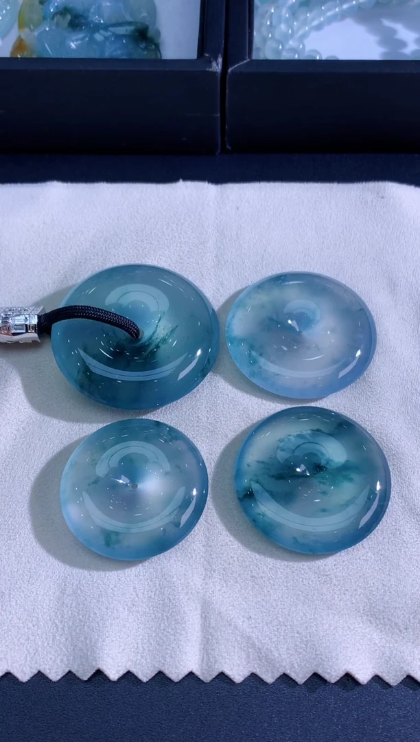 颈饰未镶嵌翡翠天然A货翡翠 定制翡翠 定金