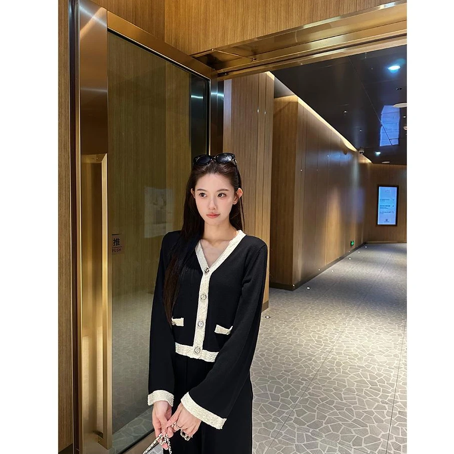 YESWOMEN巴黎香香套组·细腻细支羊毛重工轻奢两件套DY7058A4310