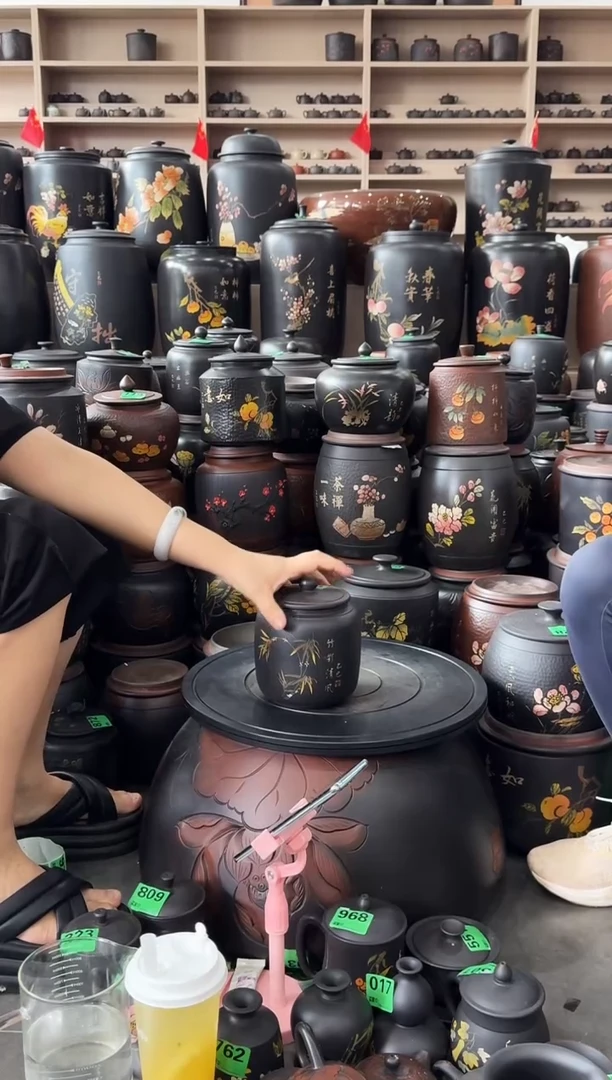 罐瑕疵茶叶罐 100克黑色 604