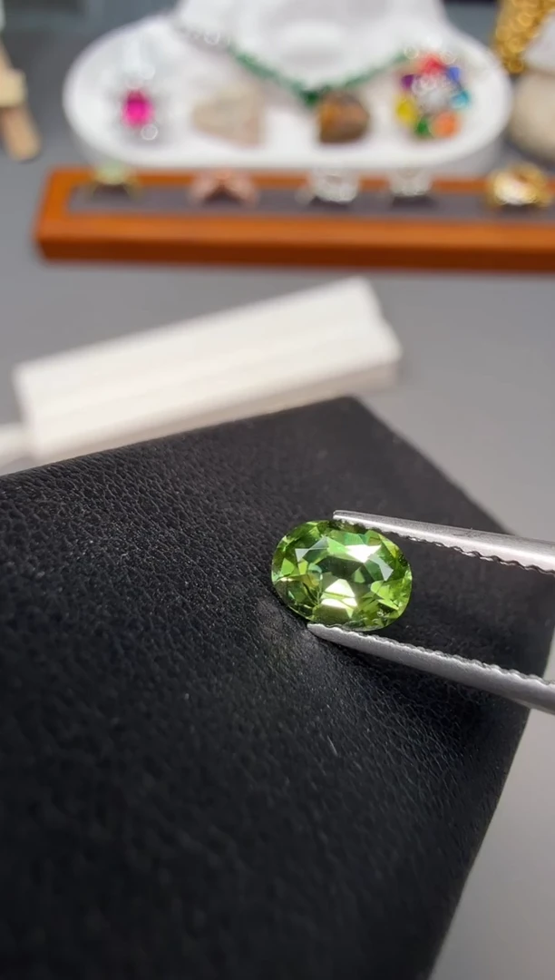 未镶嵌裸石碧玺铬碧玺0.64ct-A805-1p