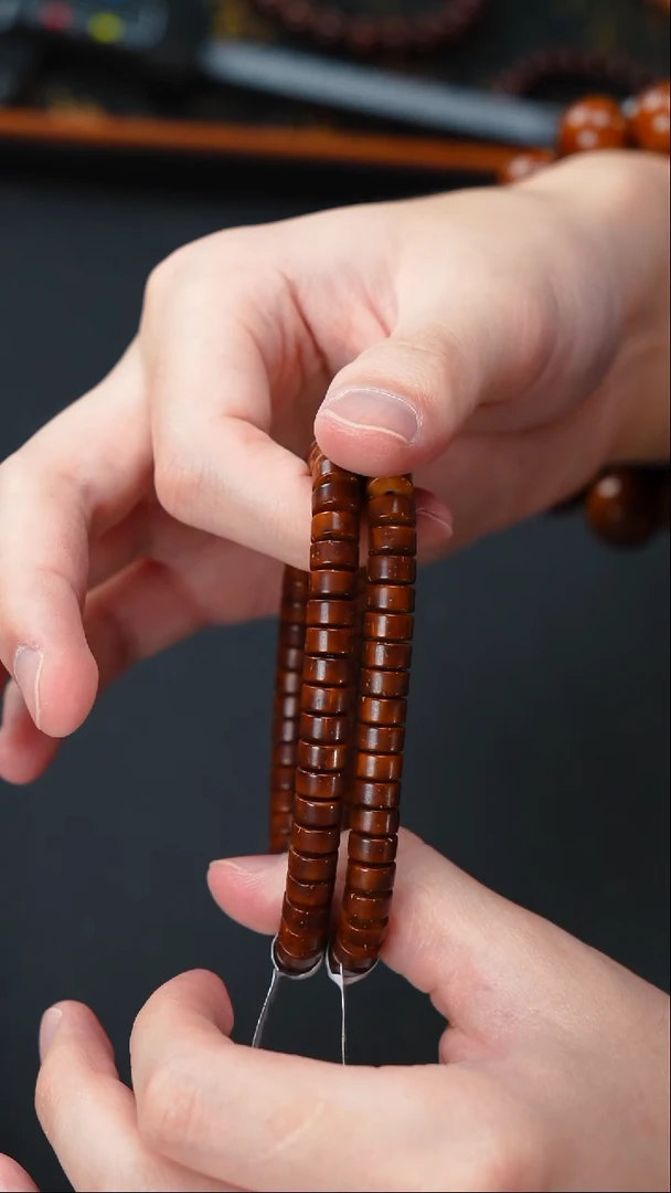 紫金鼠手串实心药片7+    10645