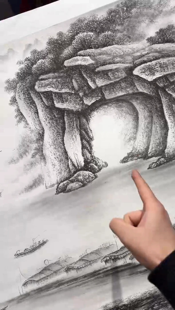 【闪购商品】国画孙桂国老师字画带亲笔合影证书30-155