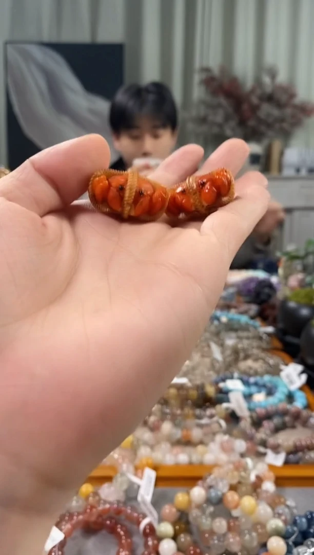 未镶嵌手链水晶大闸蟹