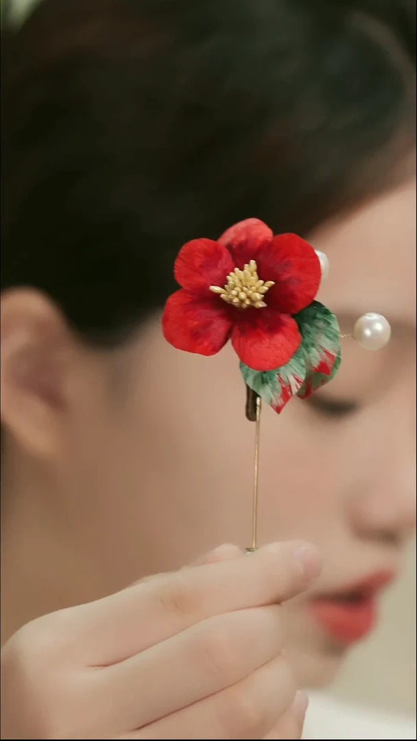 刺绣湘传礼纯手工胸针