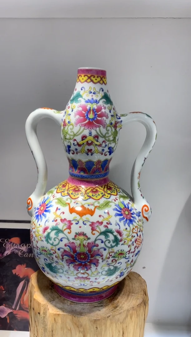 摆件WN问泥景德镇陶瓷花瓶摆件