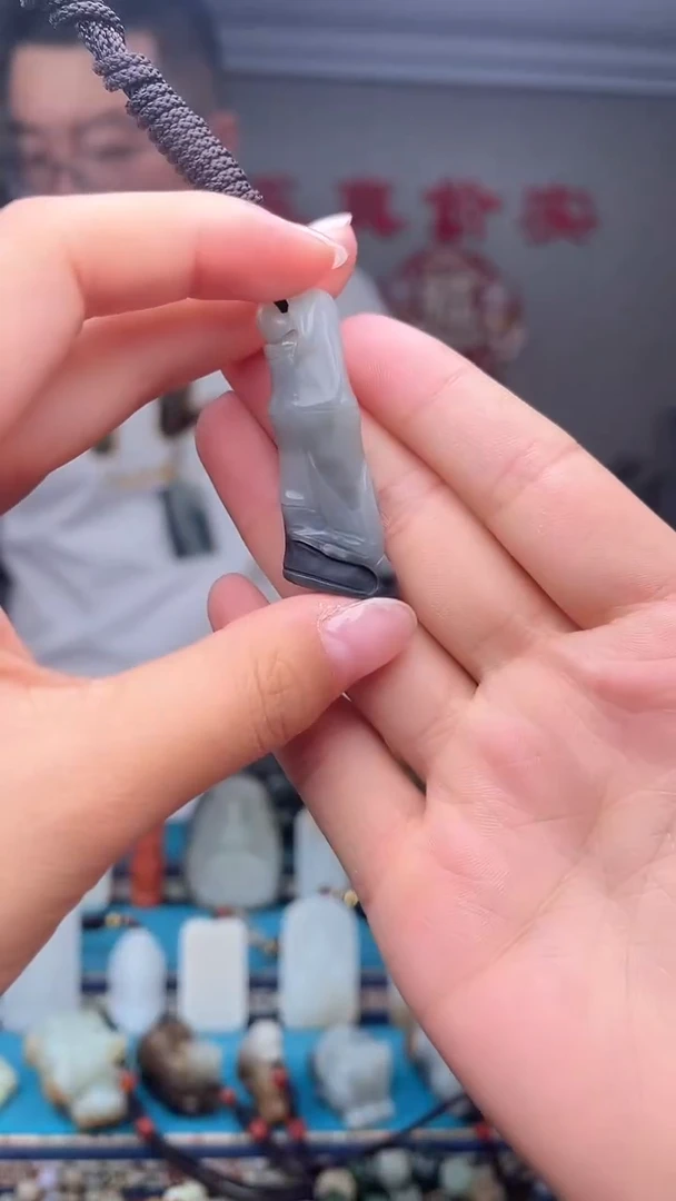 和田玉未镶嵌挂件1