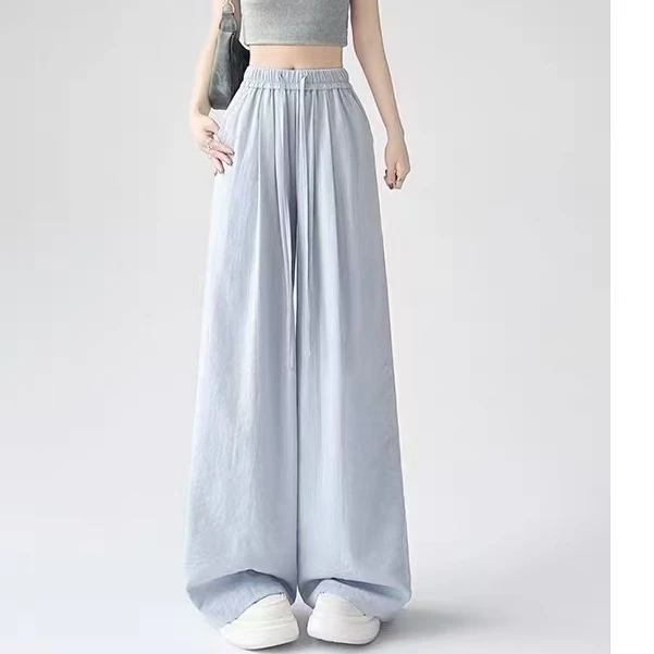 8502 新款时尚垂感休闲直筒裤