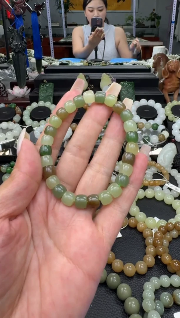 手链未镶嵌和田玉新疆多宝卡8