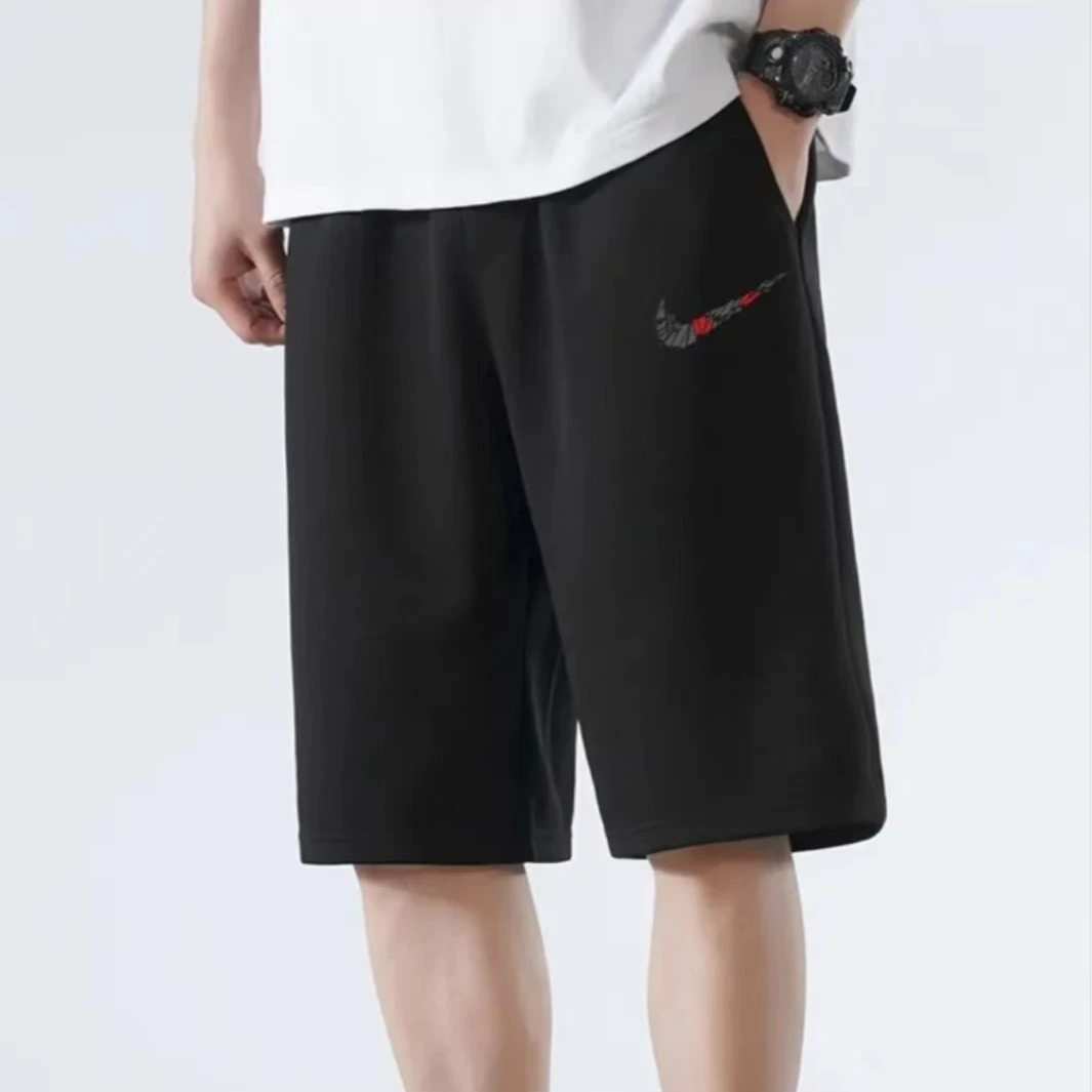 夏季男士短裤宽松中裤五分裤休闲潮流薄款运动短裤NIKF保罗卫裤潮