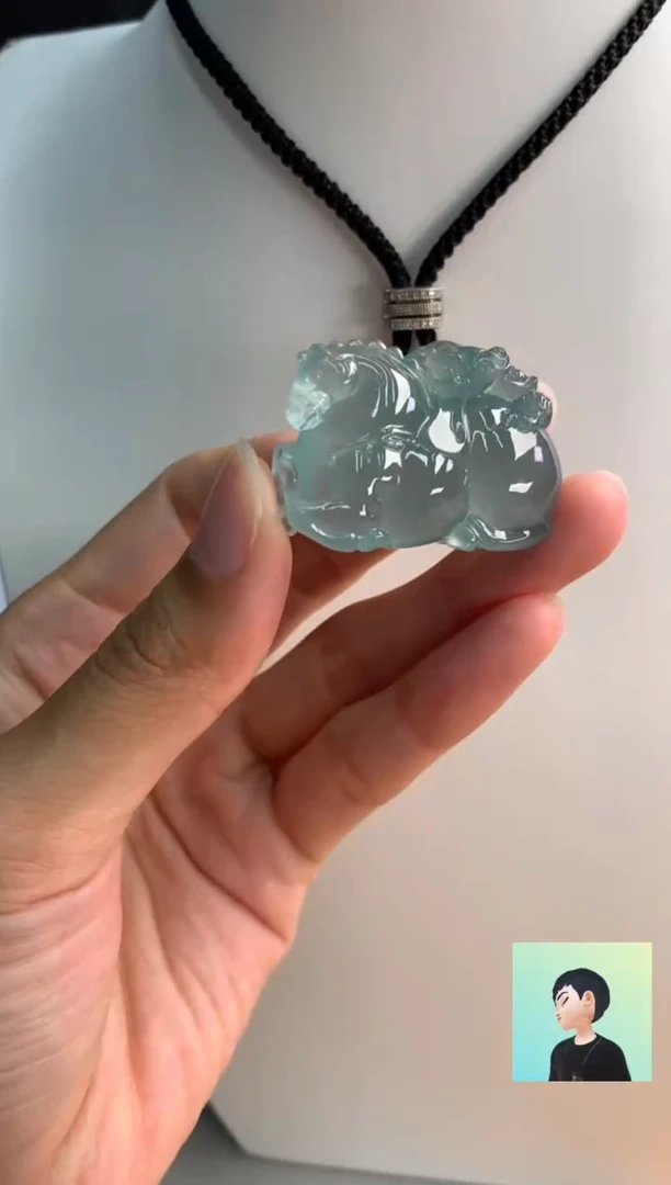 颈饰未镶嵌翡翠36.2-24.7-11.7