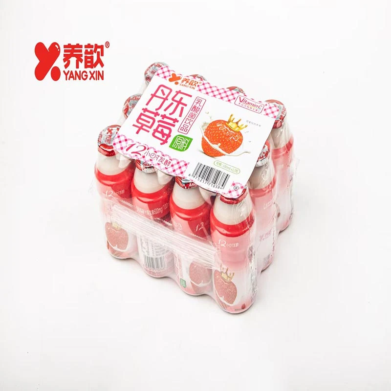 养歆丹东草莓乳酸菌饮品100ml*12/包