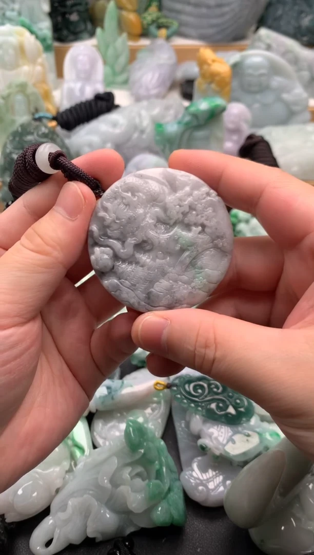 吊坠(不含链)未镶嵌翡翠1