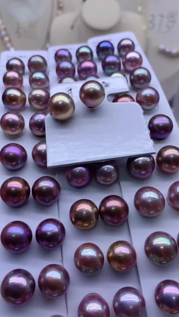 【闪购商品】淡水珍珠耳饰银S925镶嵌多发其一